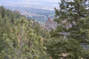 Pretty rock formation from Gold Camp road.