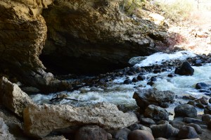 Cave at the bottom of the Canyon