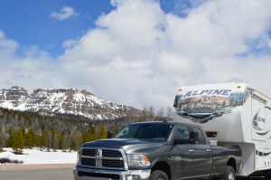 Our rig at top of the pass.